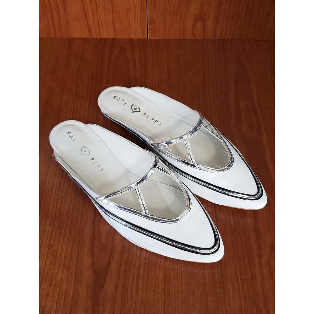 Katy Perry The Oceana Womens Boat Pointed Toe Flat/Mules Slip on Shoes Sz 10